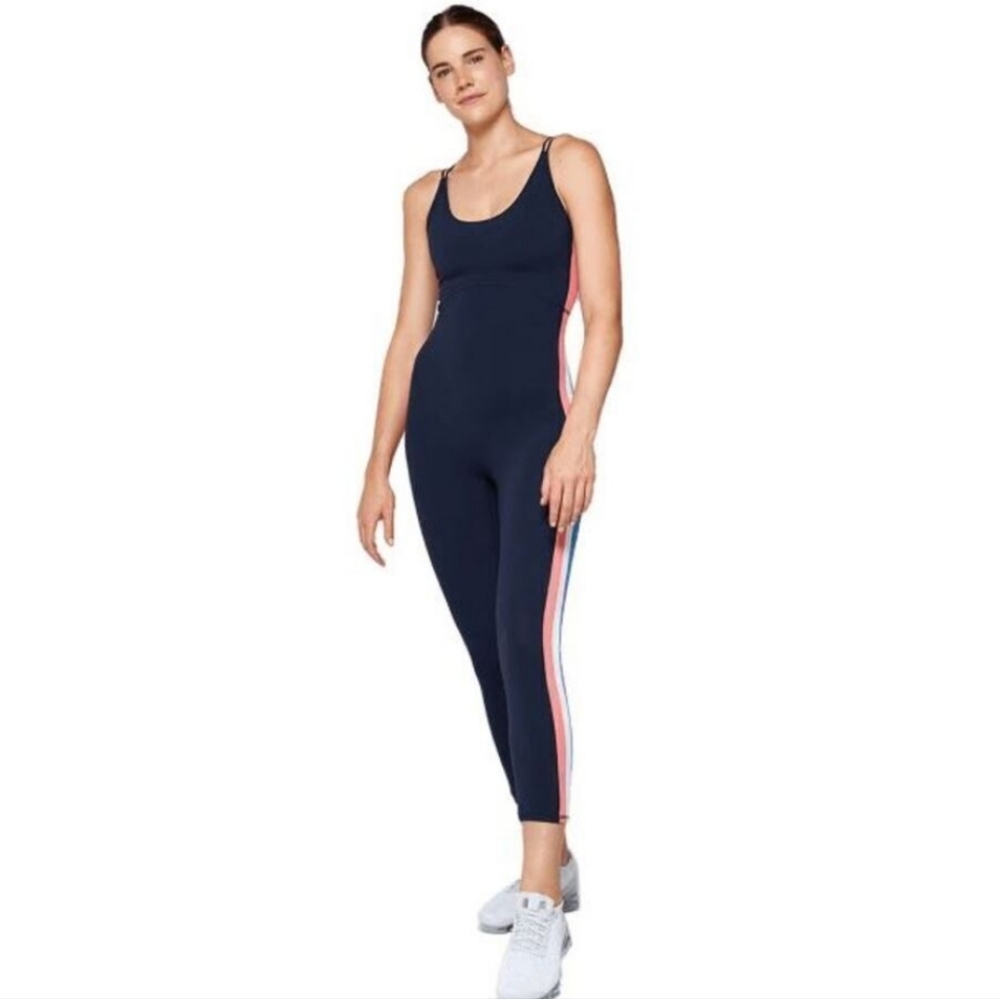 NWT FourLaps NWT Elevate Onesie Jumpsuit Navy Stripe S PRIDE 🌈